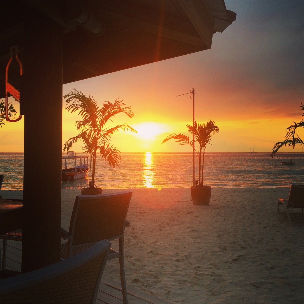 Seven Mile Beach Sunset