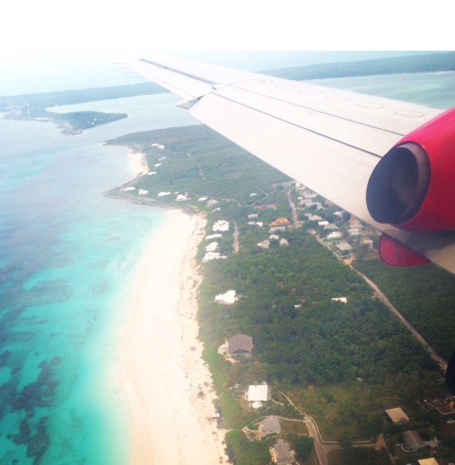 aerial harbor island